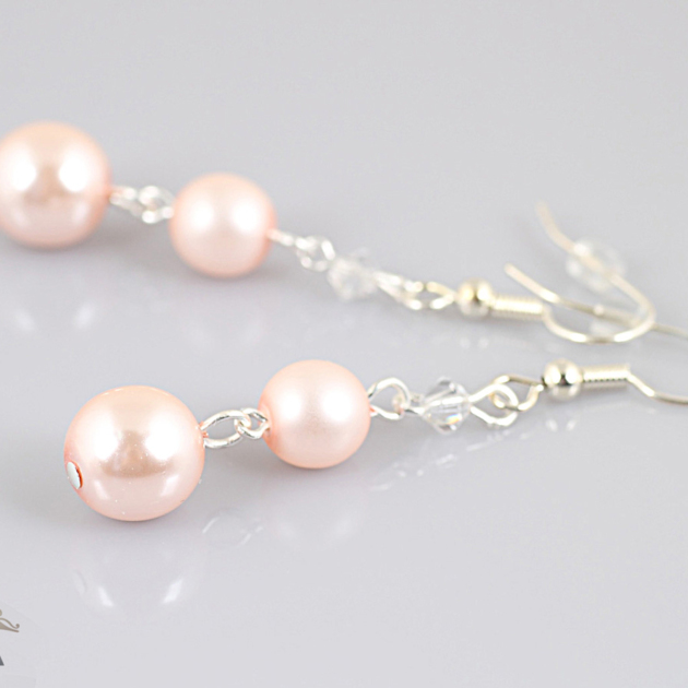 Perłowy Mat (kolczyki)