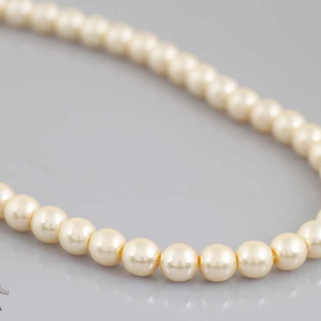 Perły ecru