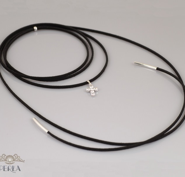 Z cyrkoniowym krzyżem - długość XL