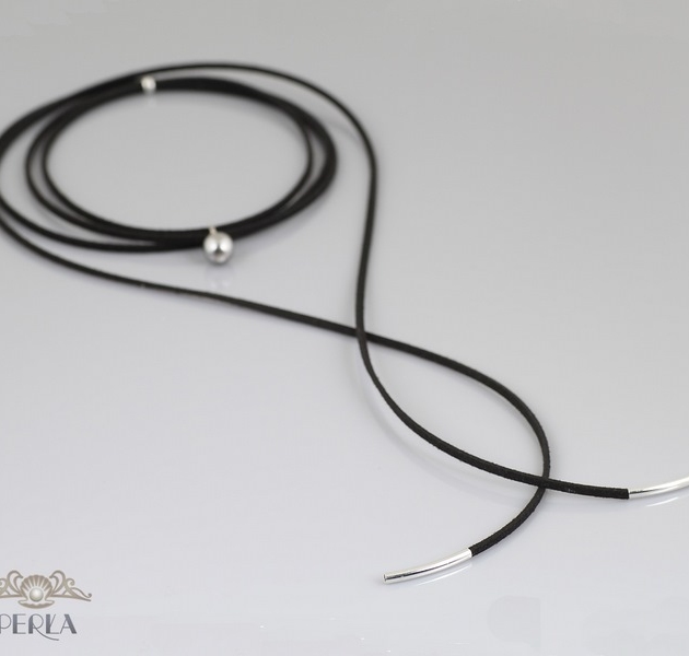 Z szarą perłą - długość XL