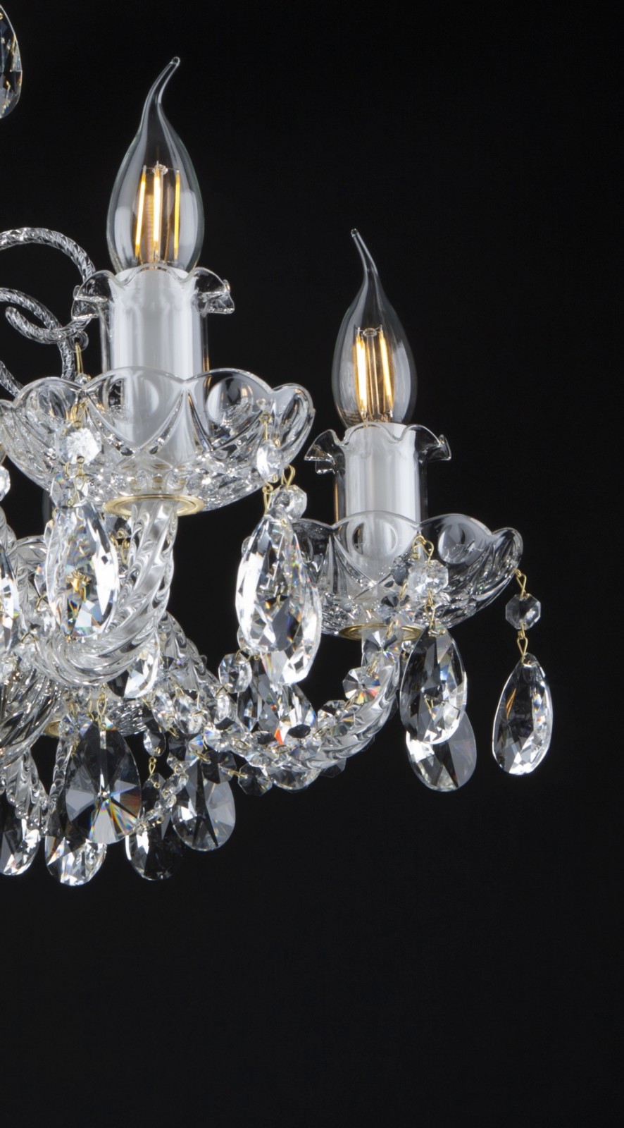 ŻYRANDOL KRYSTALOWY EL120602PB - obrazek 3