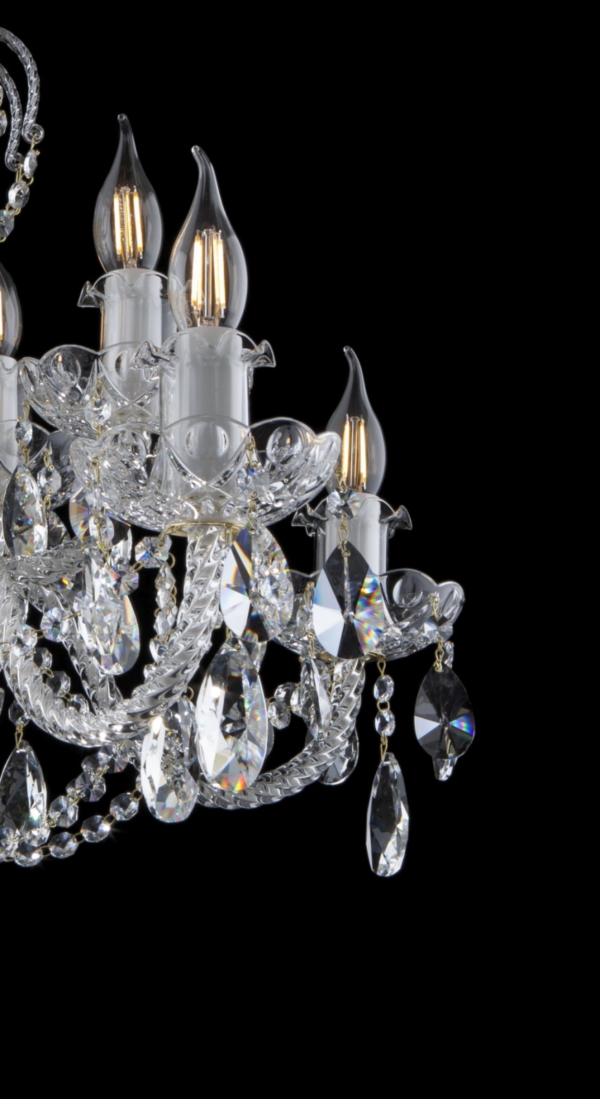 ŻYRANDOL KRYSZTAŁOWY EL1201002PB - obrazek 4