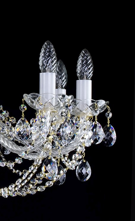 ŻYRANDOL KRYSZTALOWY LA007CLN - obrazek 4