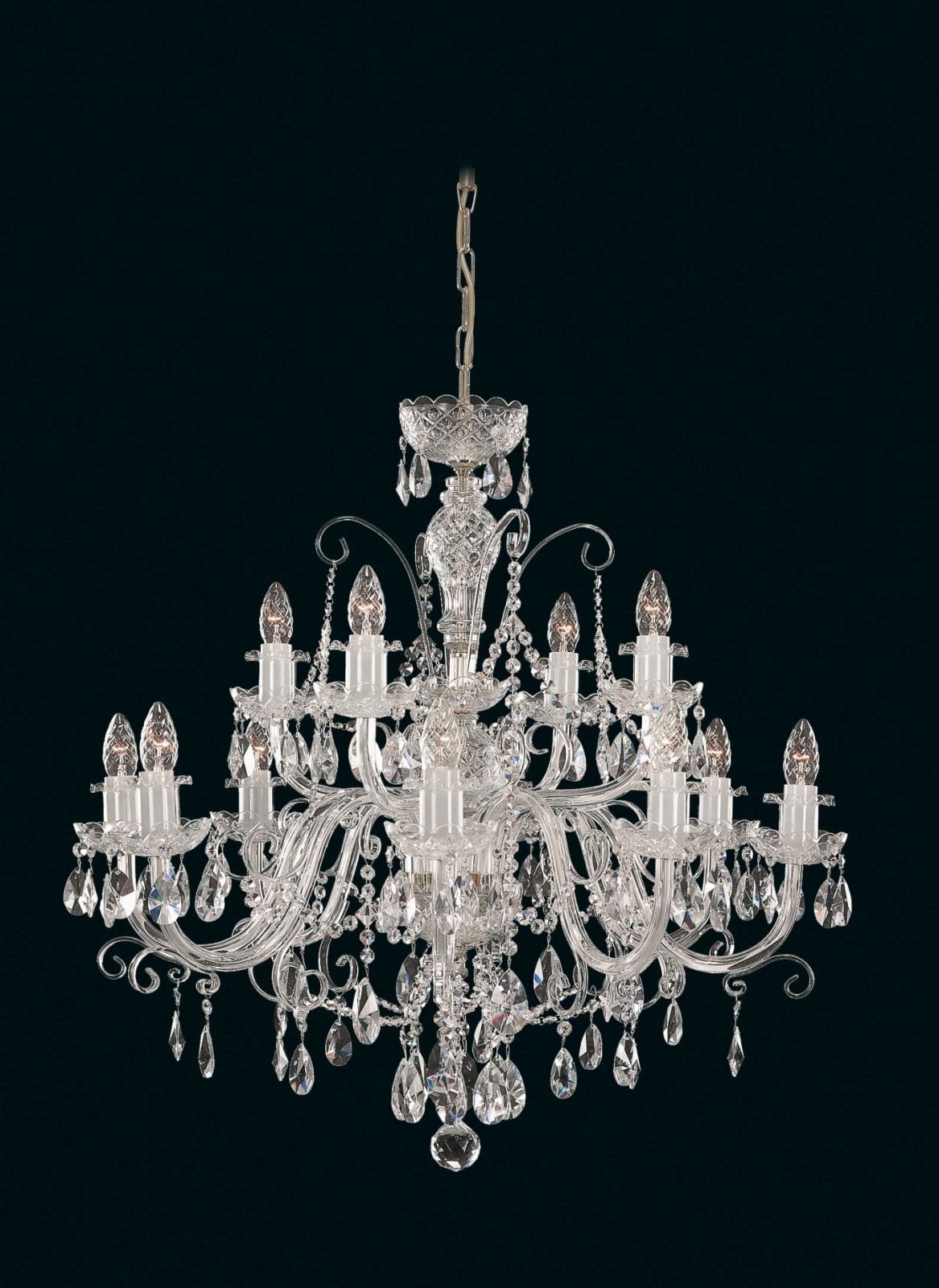 ŻYRANDOL KRYSZTAŁOWY EL1401202PB - obrazek 2