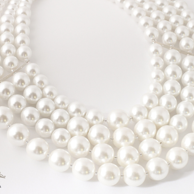 Perłowy naszyjnik kolia