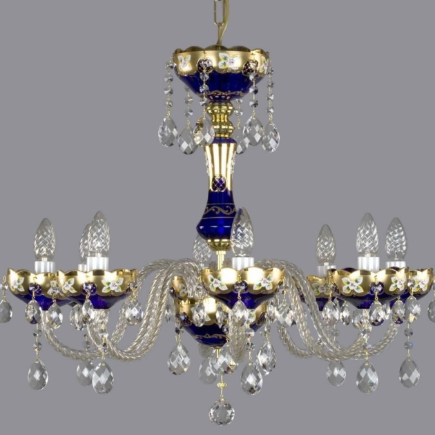 ŻYRANDOL MALOWANY - EMALIĄ L170CE BLUE